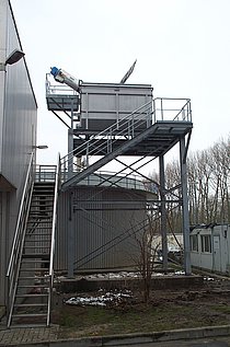 Ro 3.1 - primary sludge screening in 7.5 m above ground
