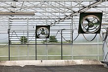 At the end of the drying surface a light stainless steel construction is used. Roads, turning round areas or big gates are not necessary.