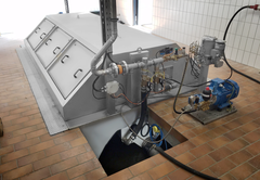 Vohburg WWTP: HUBER Drum Screen LIQUID as an alternative to a primary clarifier for 360 m³/h in the smallest possible installation space.