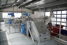 Coarse and ultra-fine screening at STP Glessen / Germany