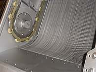 In the case of the RakeMax® J, the screen bars, which are curved towards the channel bottom, result in an overall larger cross-section of the screen through which the flow passes, which leads to lower hydraulic losses.