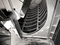 A look inside the HUBER Rotary Drum Fine Screen ROTAMAT® Ro2 2600 XL with 3 mm wedge wire.