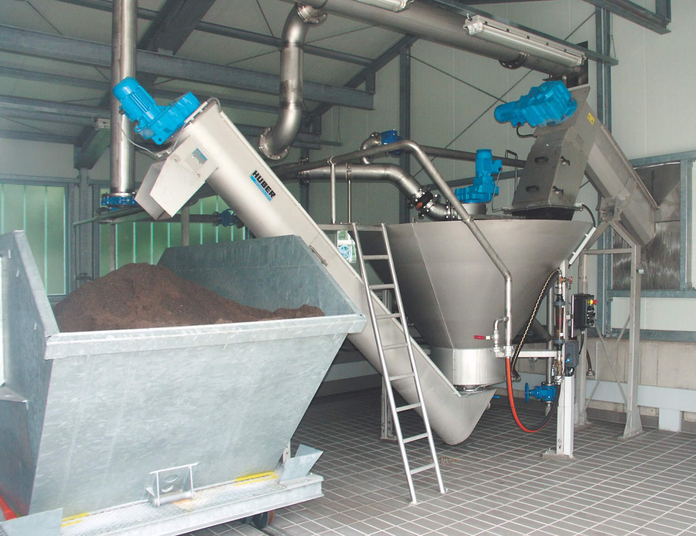 Grit Washing Plants and System Components HUBER Grit Washing Plants: Separation of organics from the mineral particles